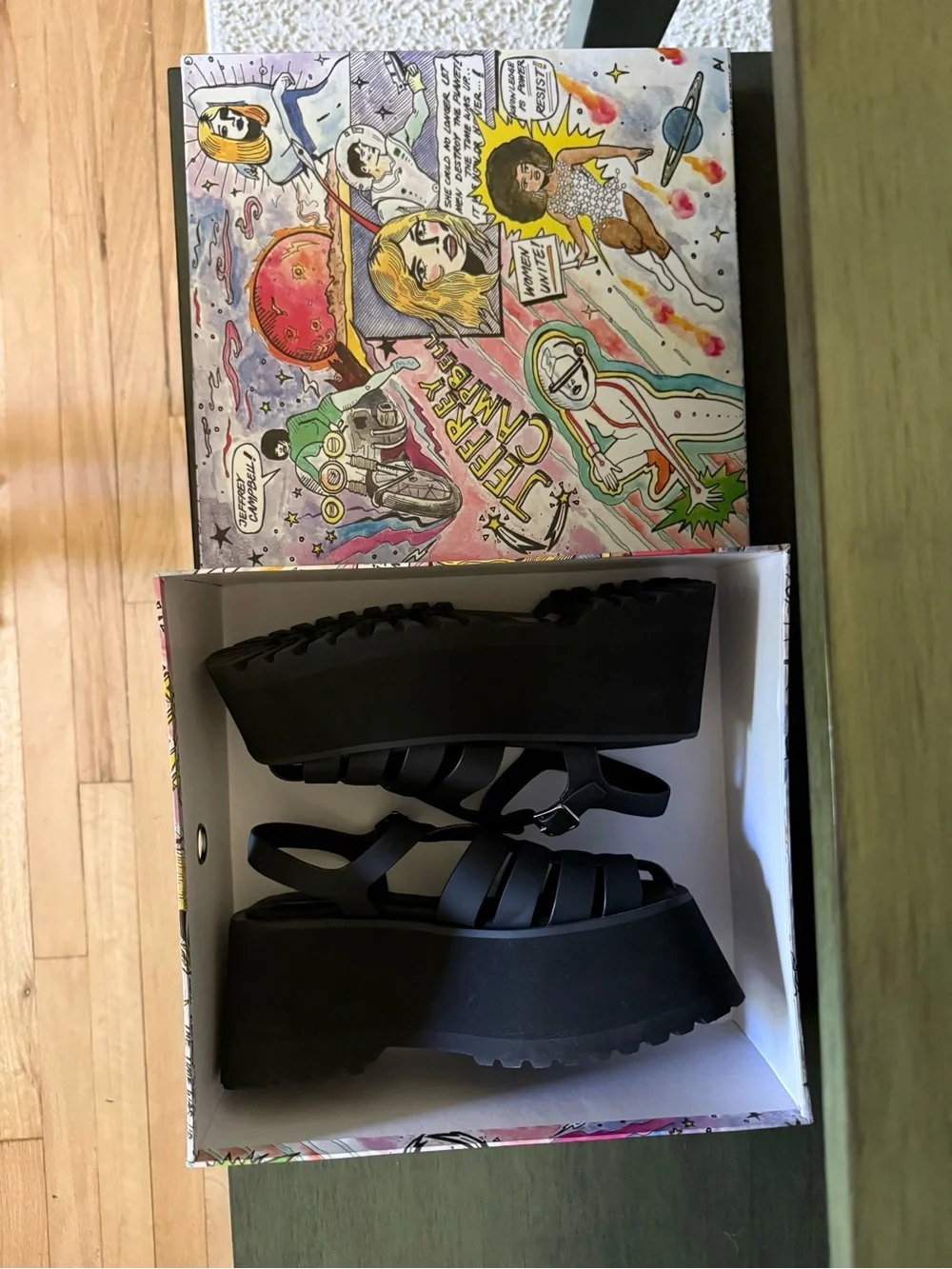 NWT Jeffery Campbell Platform Sandals 6.5